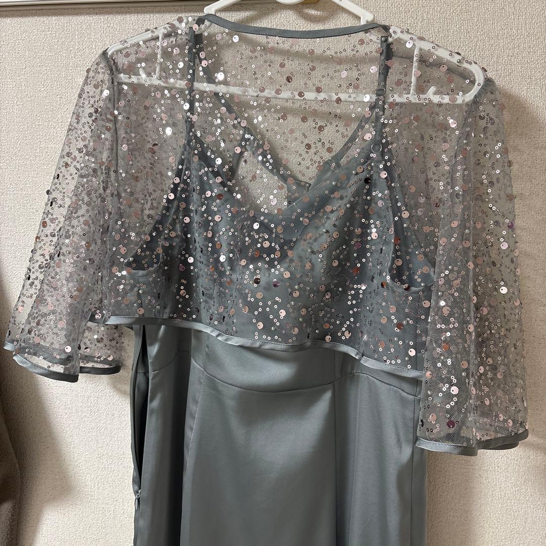 Leja スパンコールビジューボレロマーメイドワンピースドレス