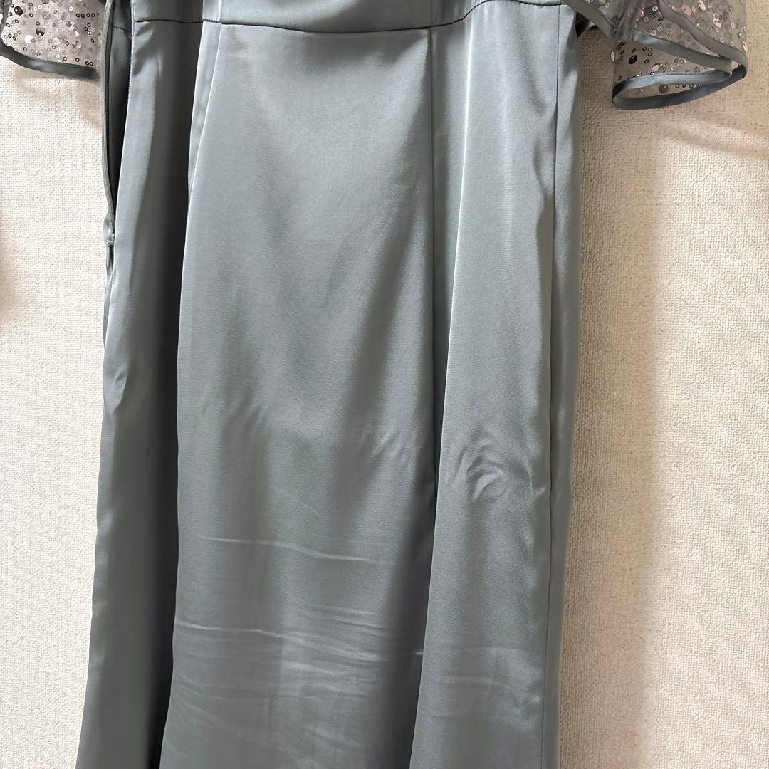 Leja スパンコールビジューボレロマーメイドワンピースドレス