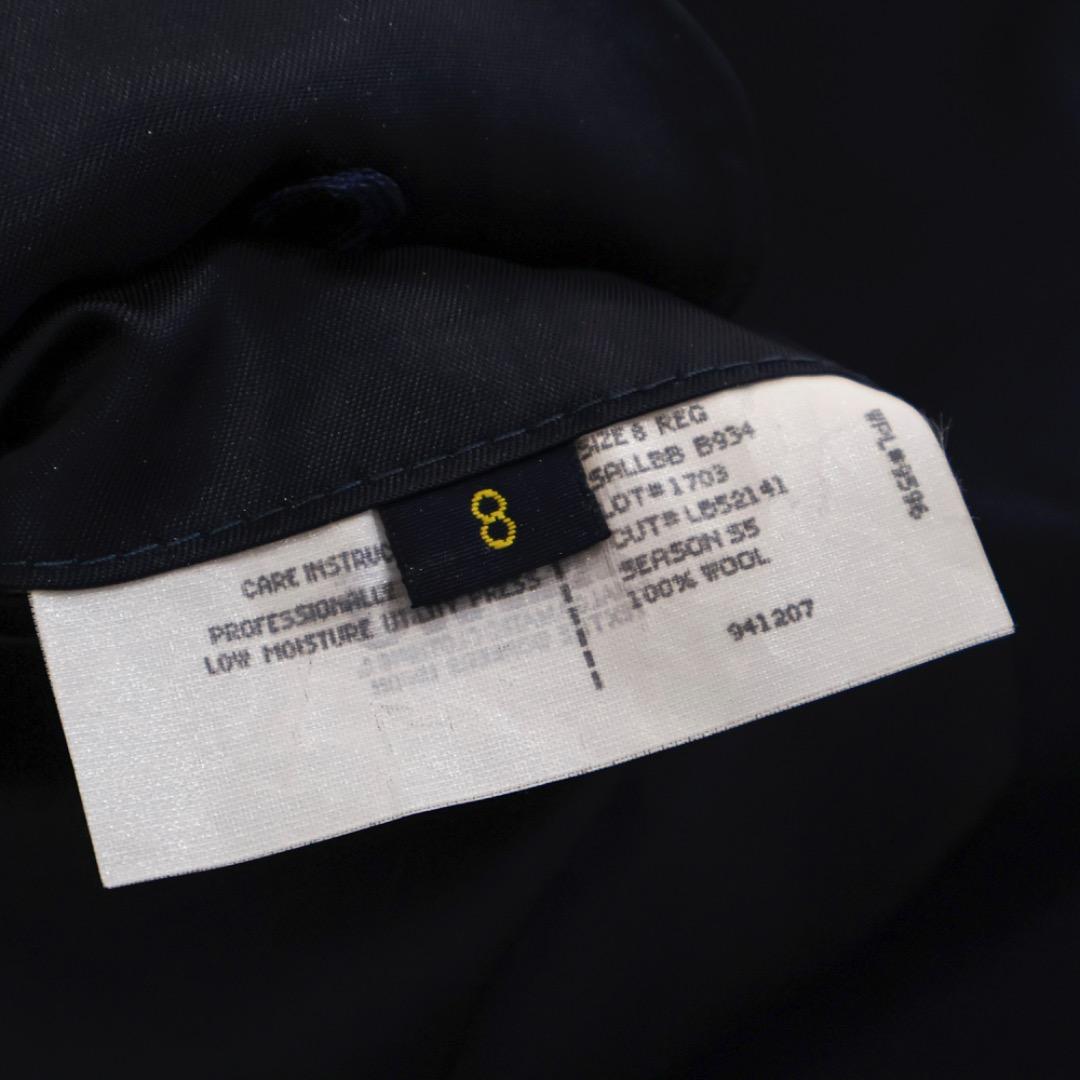 H4280◾️ブルックスブラザーズ　ウール　濃紺　金釦　ブレザー　Y2K