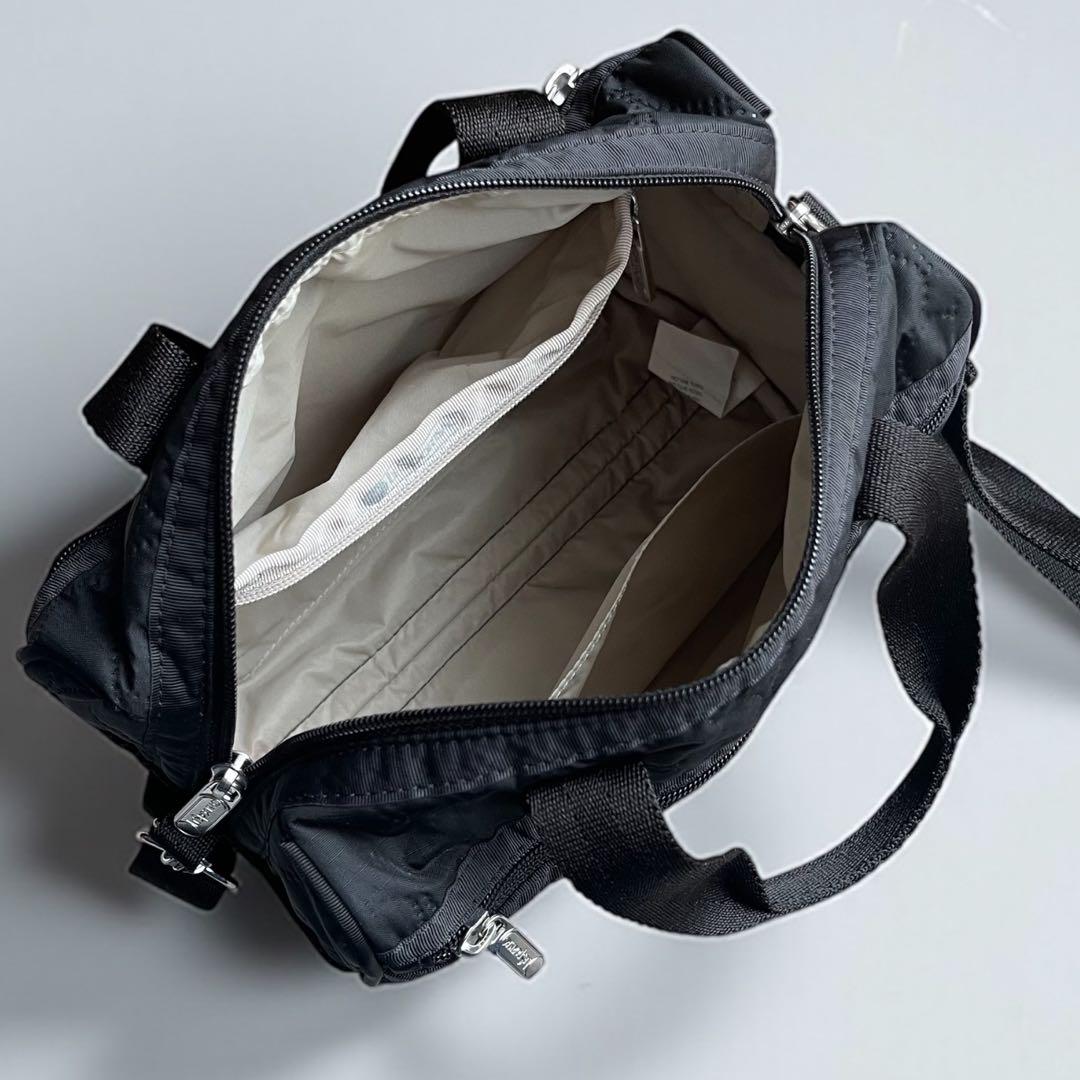 美品 LESPORTSAC EVERYDAY SM SATCHEL BLACK