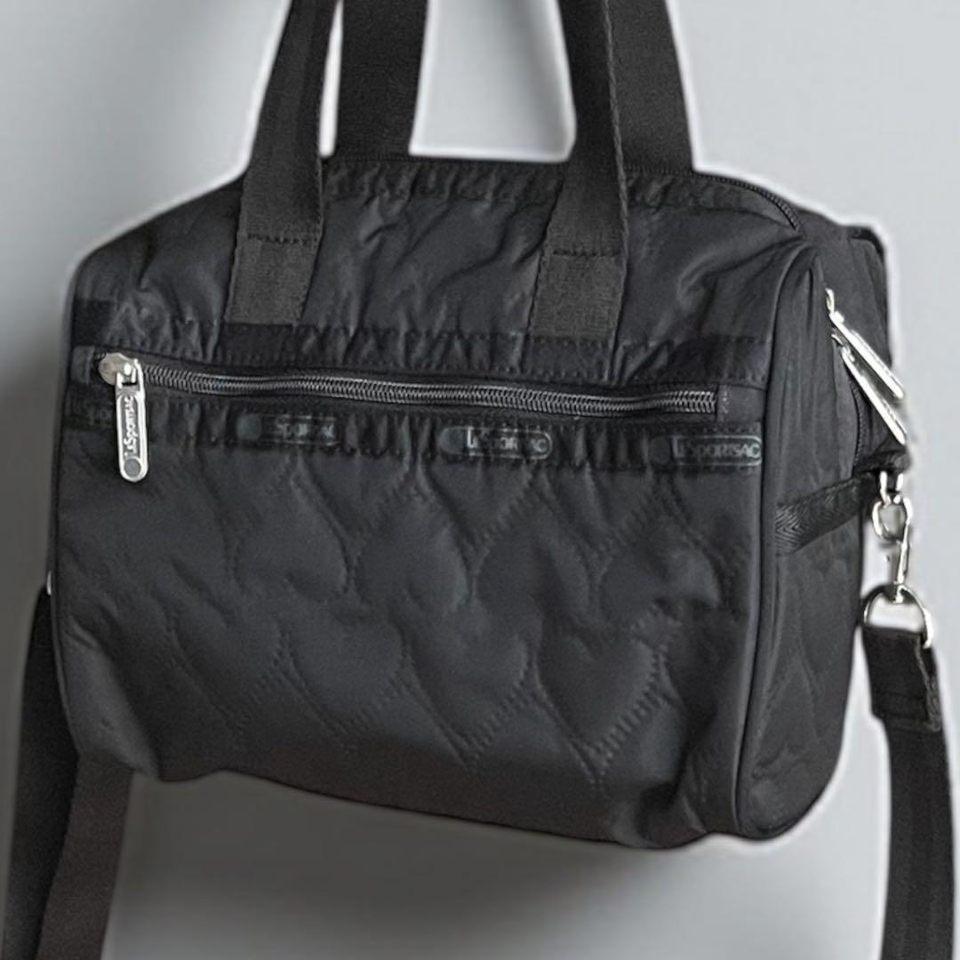 美品 LESPORTSAC EVERYDAY SM SATCHEL BLACK