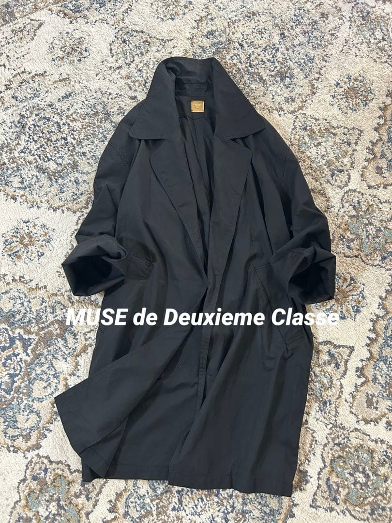 MUSE de Deuxieme Classe オーバーサイズ スプリングコート