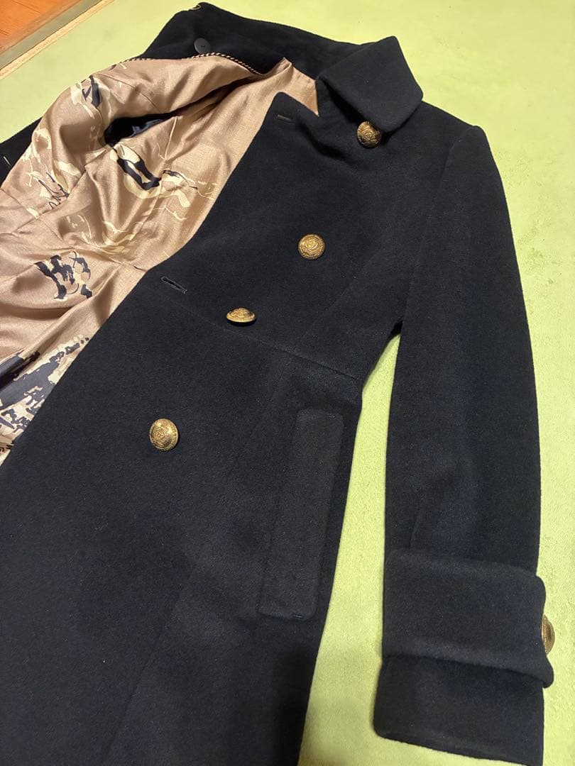 Lois CRAYON ダブルブレストのロングコート