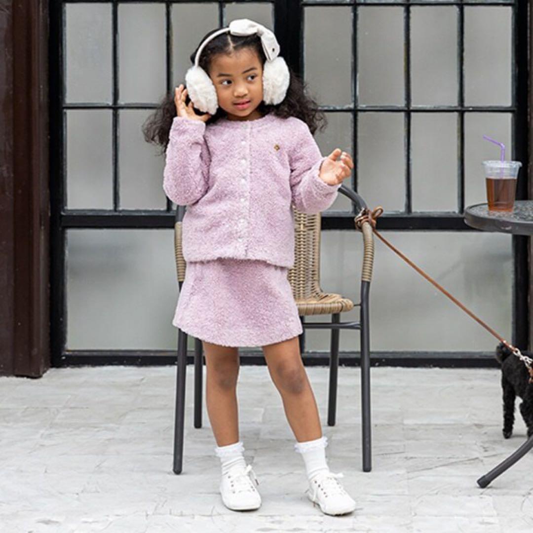 ケイトスペード　ボアカーディガン　ジャケット 130cm