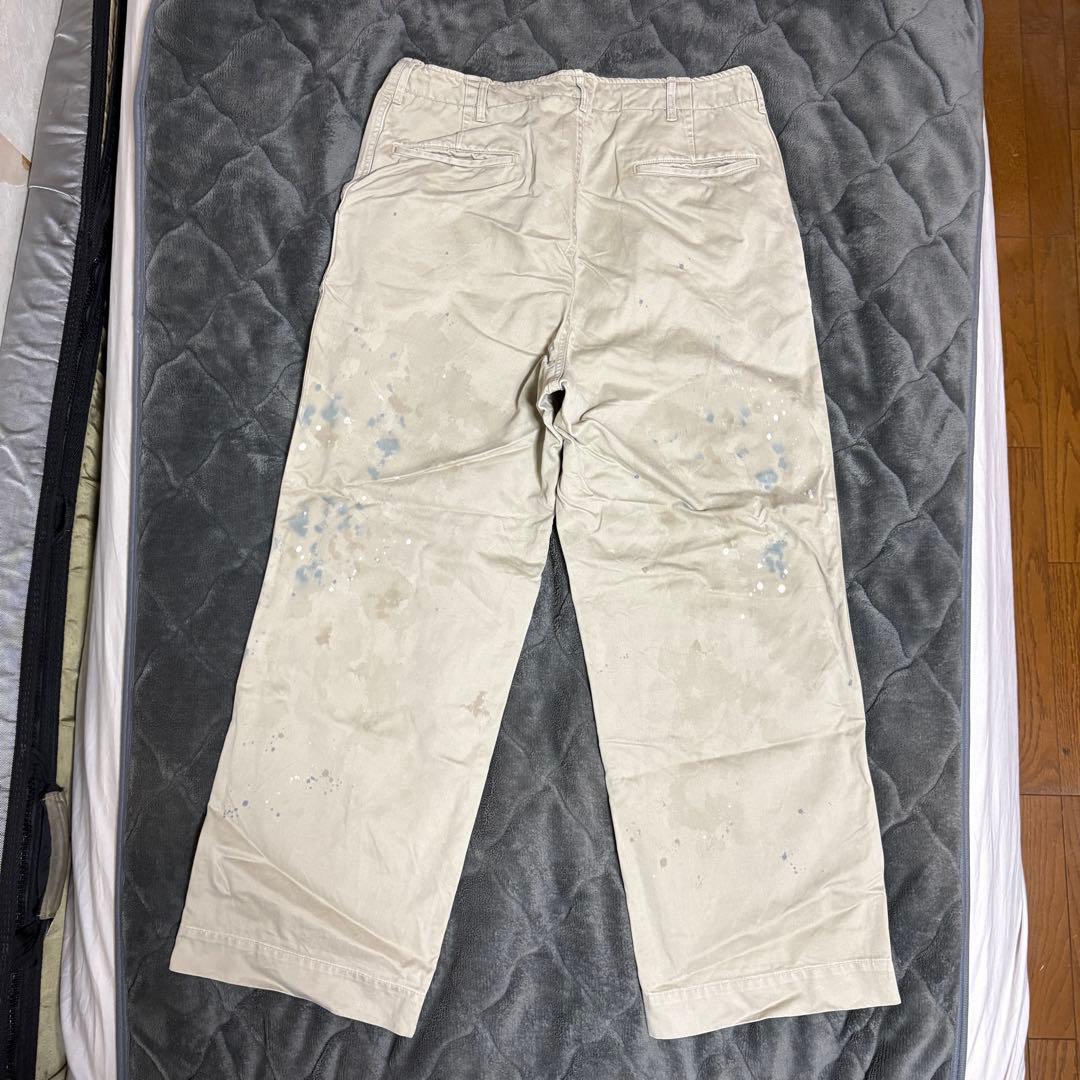 BOWWOW ペイントチノパンツ L