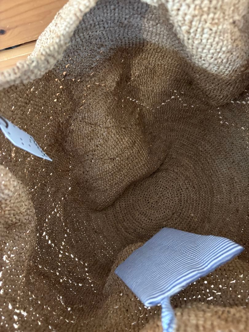 とと！NORO ベージュ かごバッグ 新品未使用