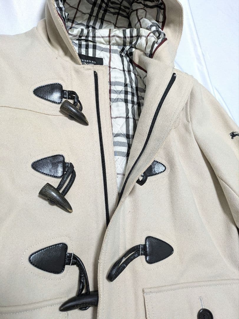 入手困難✨ BURBERRY BLACK LABEL ダッフルコートウール L
