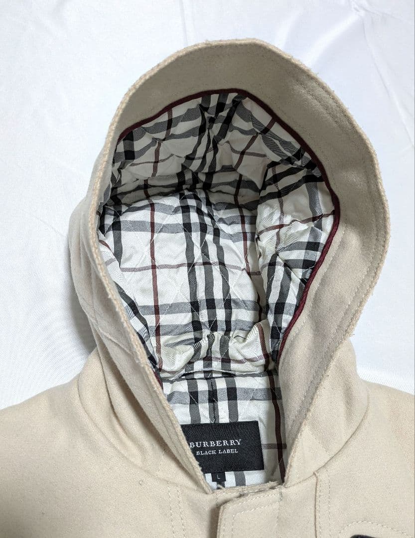 入手困難✨ BURBERRY BLACK LABEL ダッフルコートウール L