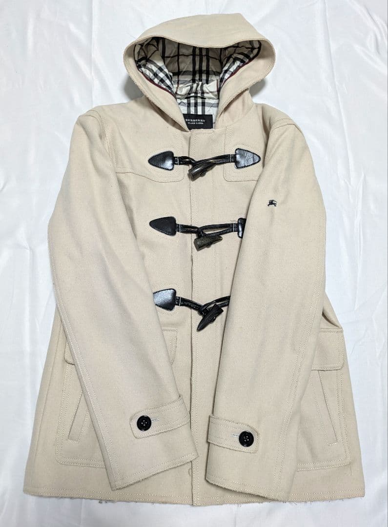 入手困難✨ BURBERRY BLACK LABEL ダッフルコートウール L