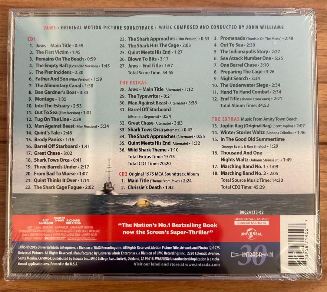 『ジョーズ』サントラ拡張盤