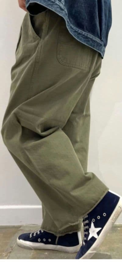 ヴィンテージヘリンボーンペインターパンツ