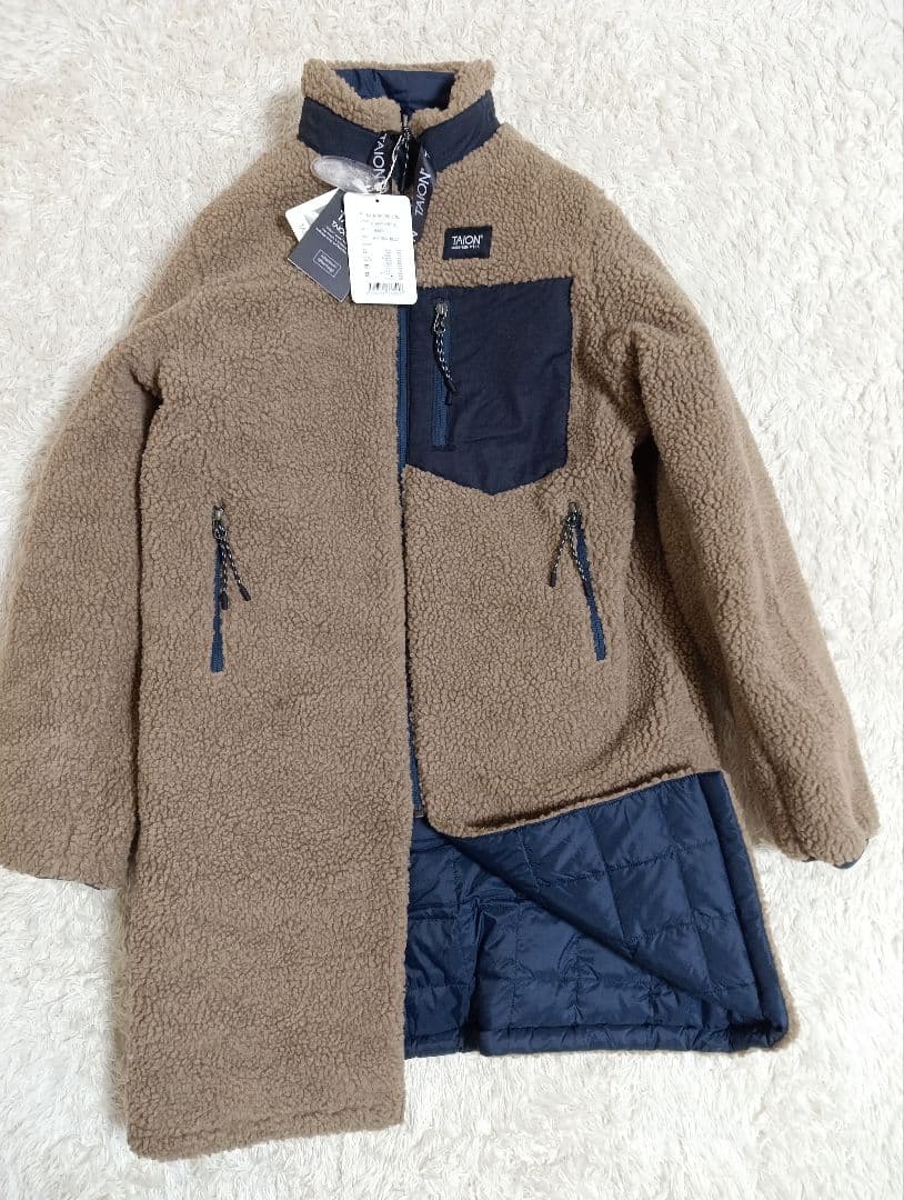 TAION　ダウンボアリバーシブルコート ¥14,850