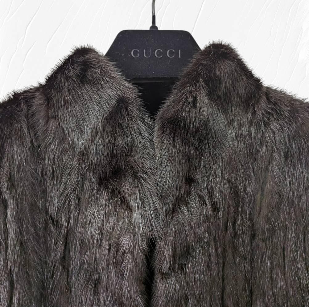 【未使用】SAGA MINK JINDO サガ ミンク 高級 毛皮 ベスト Ｍ