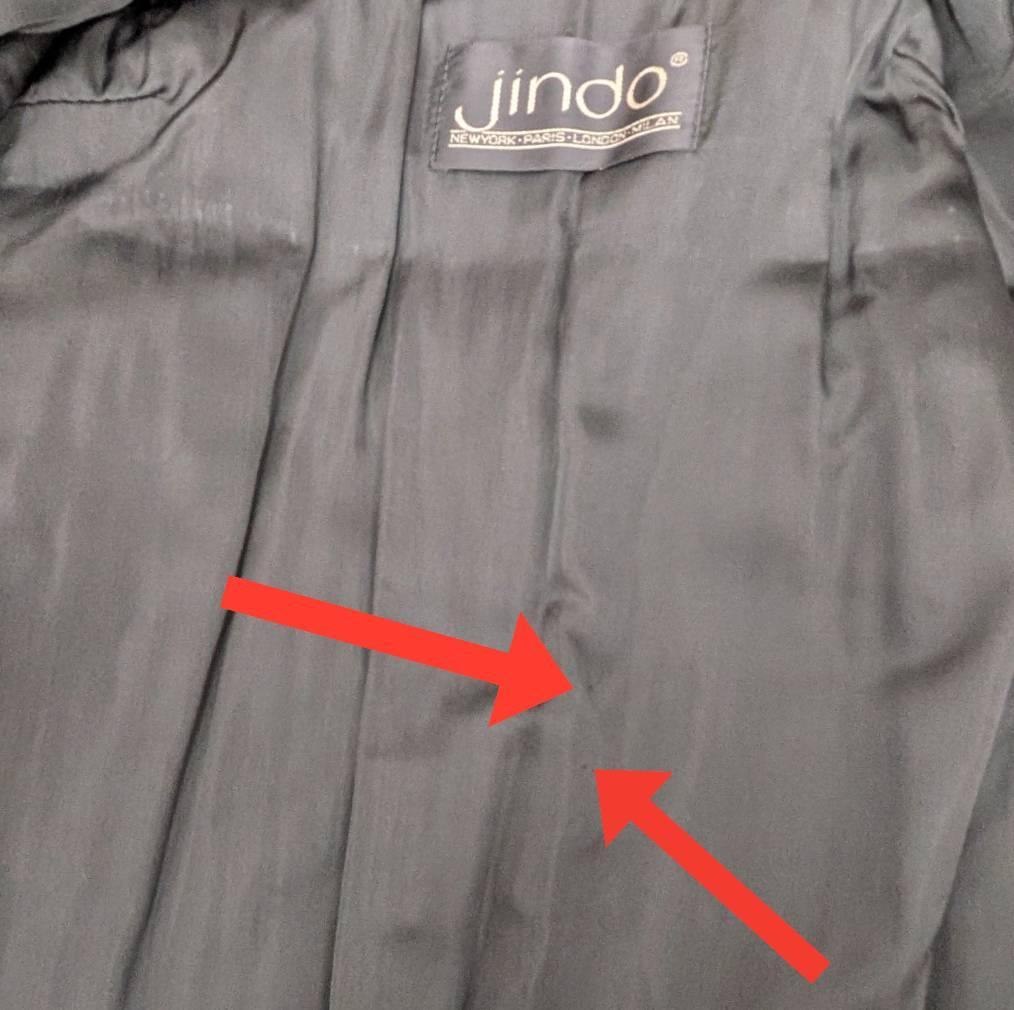 【未使用】SAGA MINK JINDO サガ ミンク 高級 毛皮 ベスト Ｍ