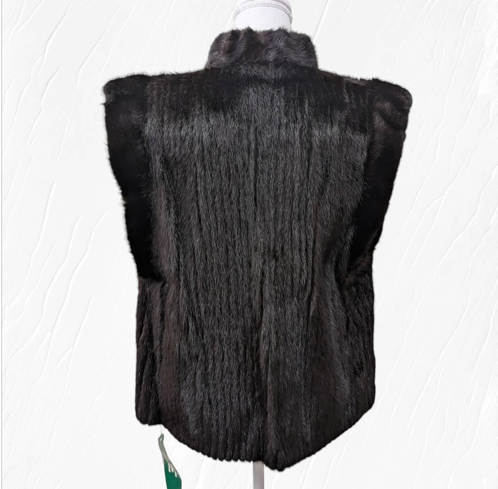【未使用】SAGA MINK JINDO サガ ミンク 高級 毛皮 ベスト Ｍ