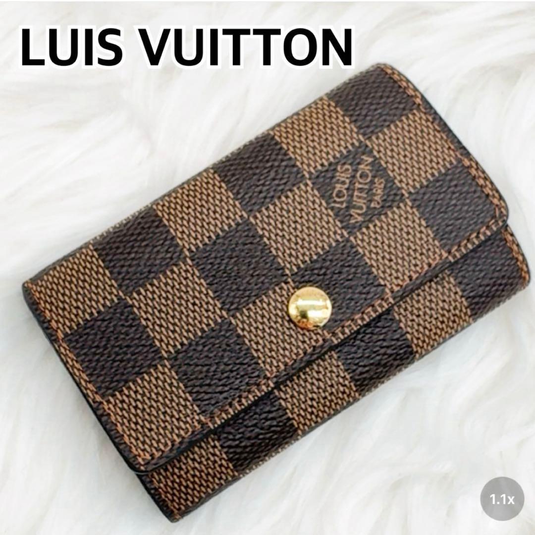 ルイヴィトン ダミエ ミュルティクレ6 6連キーケース ブラウン