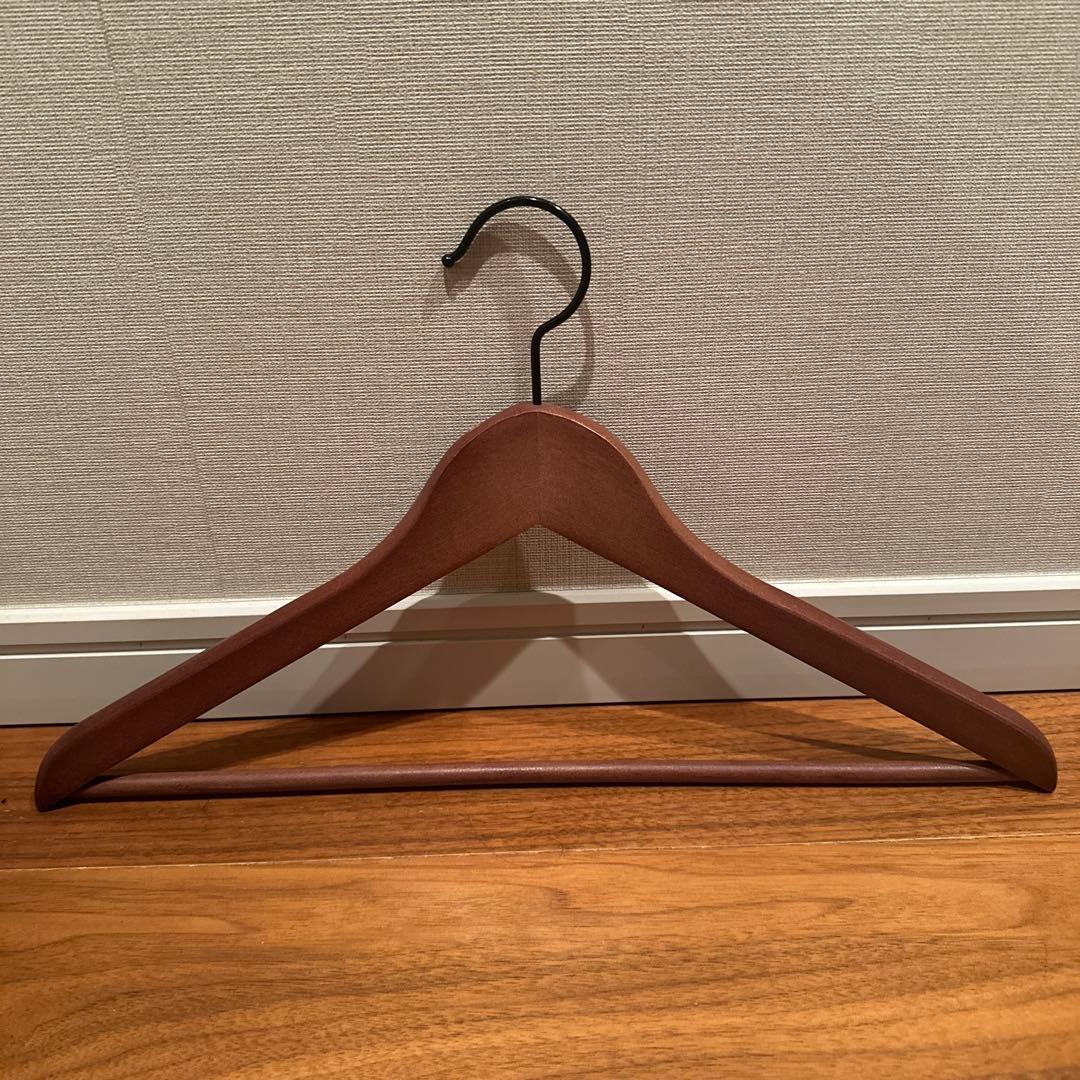 ◆ IKEA 木製 ハンガー BUMERANG 49本 ダークブラウン ◆