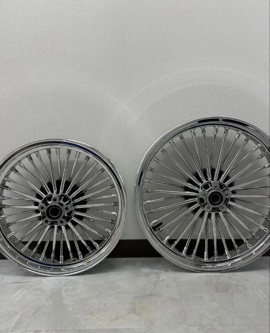 チョロ クロームパーツ Chrome Fatスポークホイールセット用