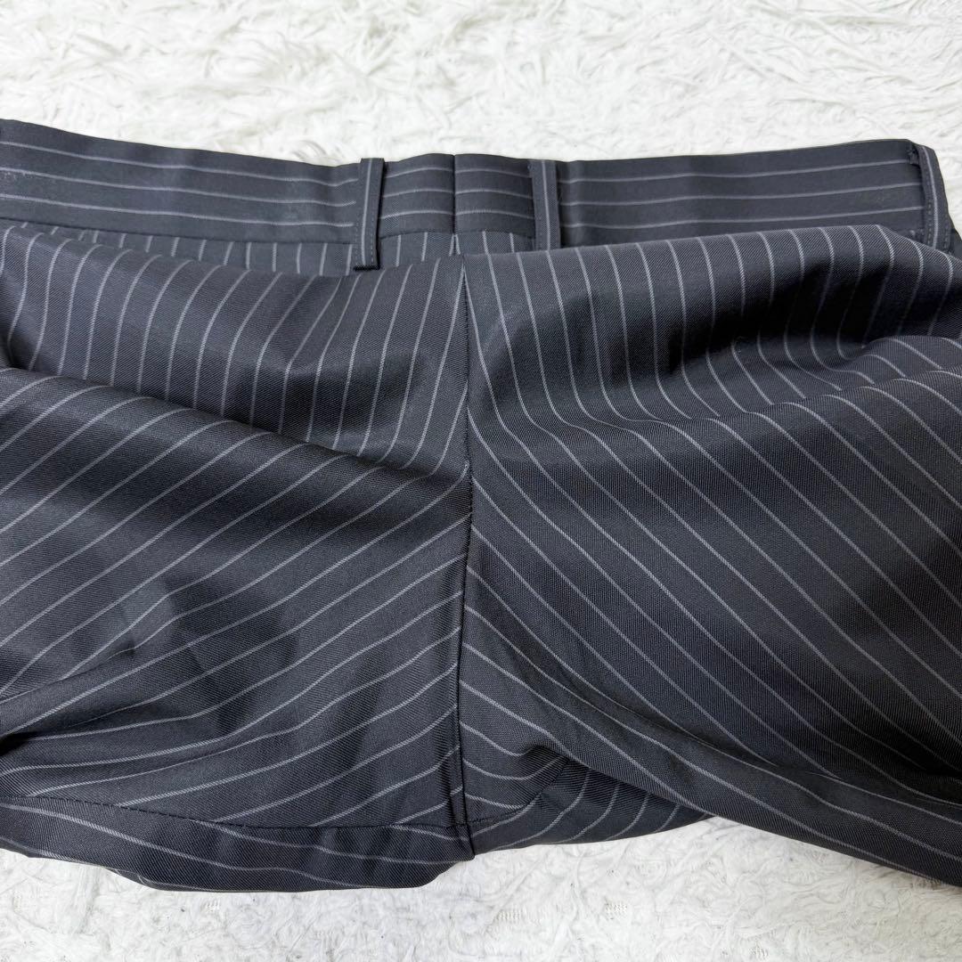 【高級/伊製生地】メンズビギ セットアップ スーツ SUPER 110'S 紺