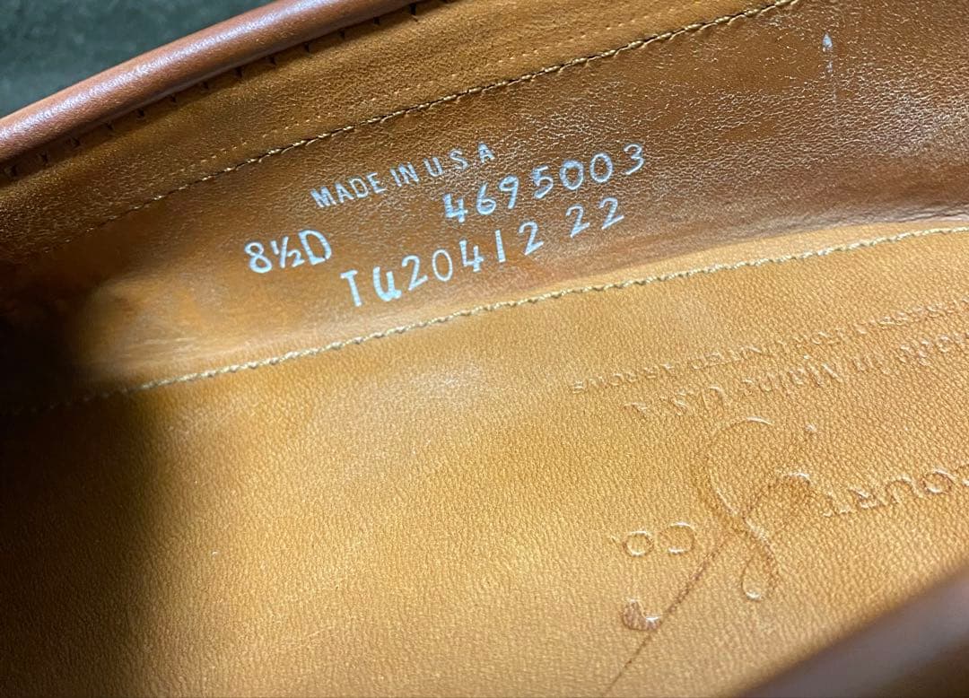 Rancourt & Coランコート ホーウィンウィスキーコードバン ローファー