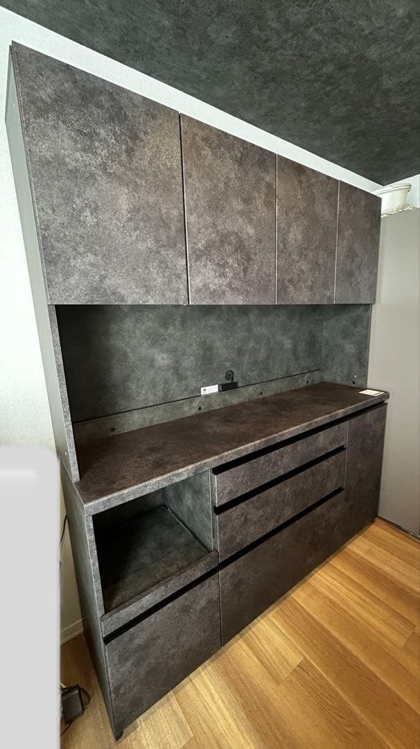 パモウナ　キッチンボード　4段160EM 美品　セラミカネロ ECB-1600R