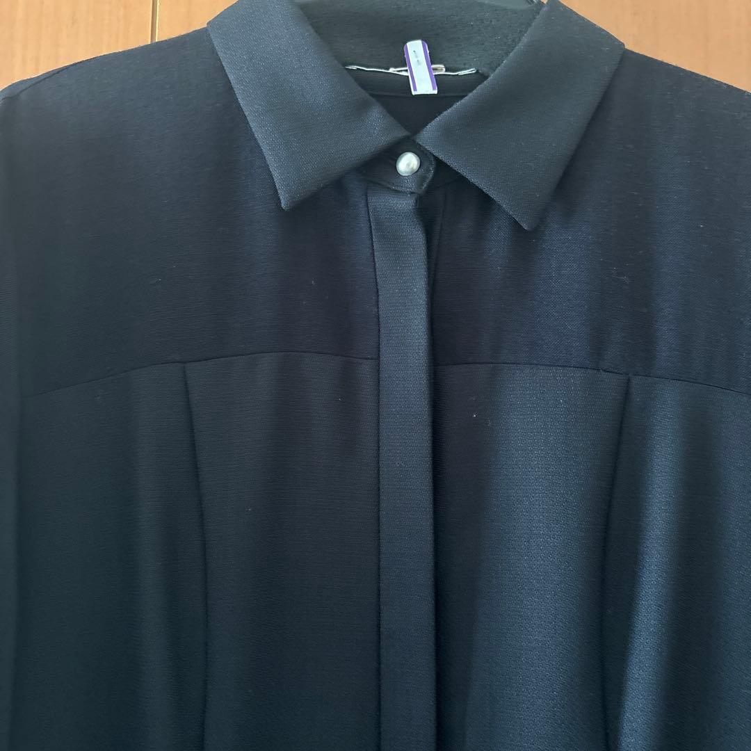 りんご様⭐︎アナイ⭐︎シアーコンビフレアワンピース