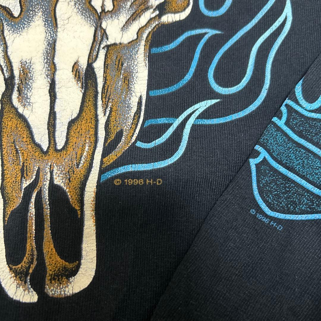 【専用】90s Harley-Davidson ブルーフレイムバッファロースカル