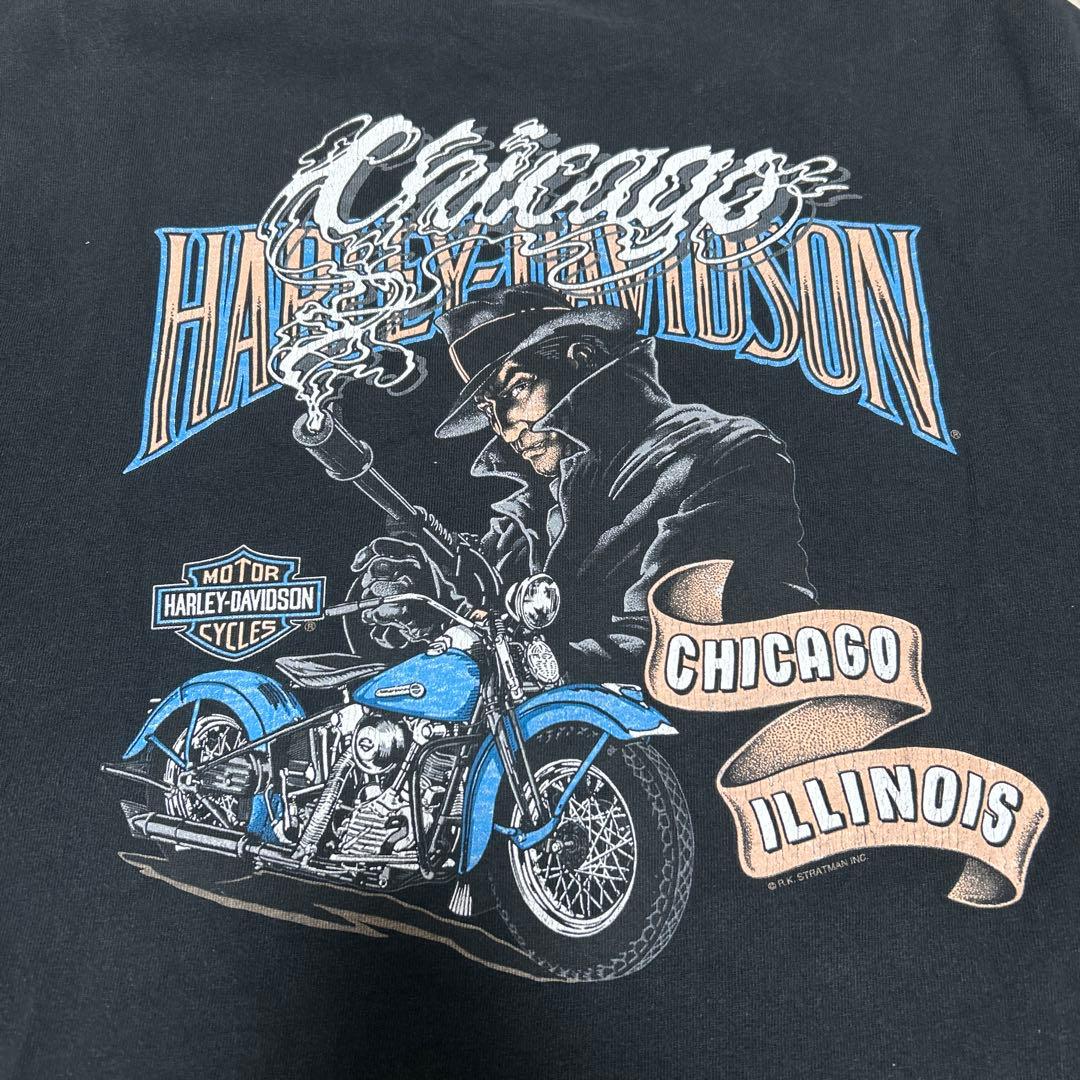 【専用】90s Harley-Davidson ブルーフレイムバッファロースカル