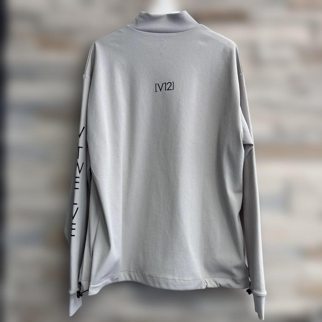 v12 モックネックシャツ　サイズL 2025秋冬モデル