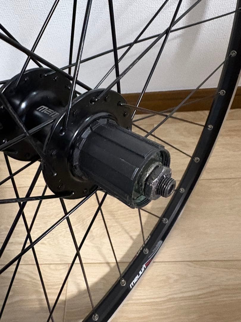 26インチ MTBホイール 前後セット（Vブレーキ、ディスクブレーキ両対応）