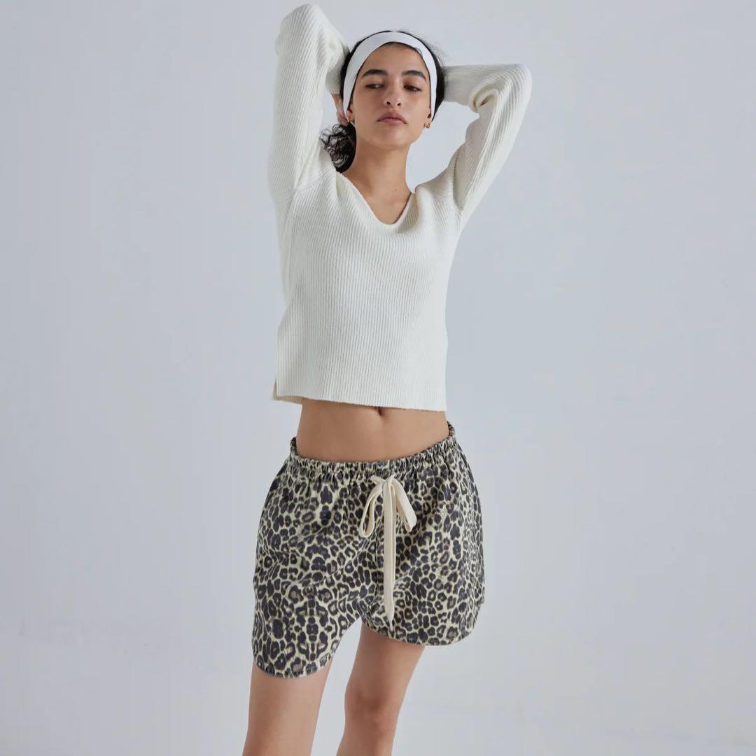 【新品未使用】シールームリンレオパード柄ショーパン