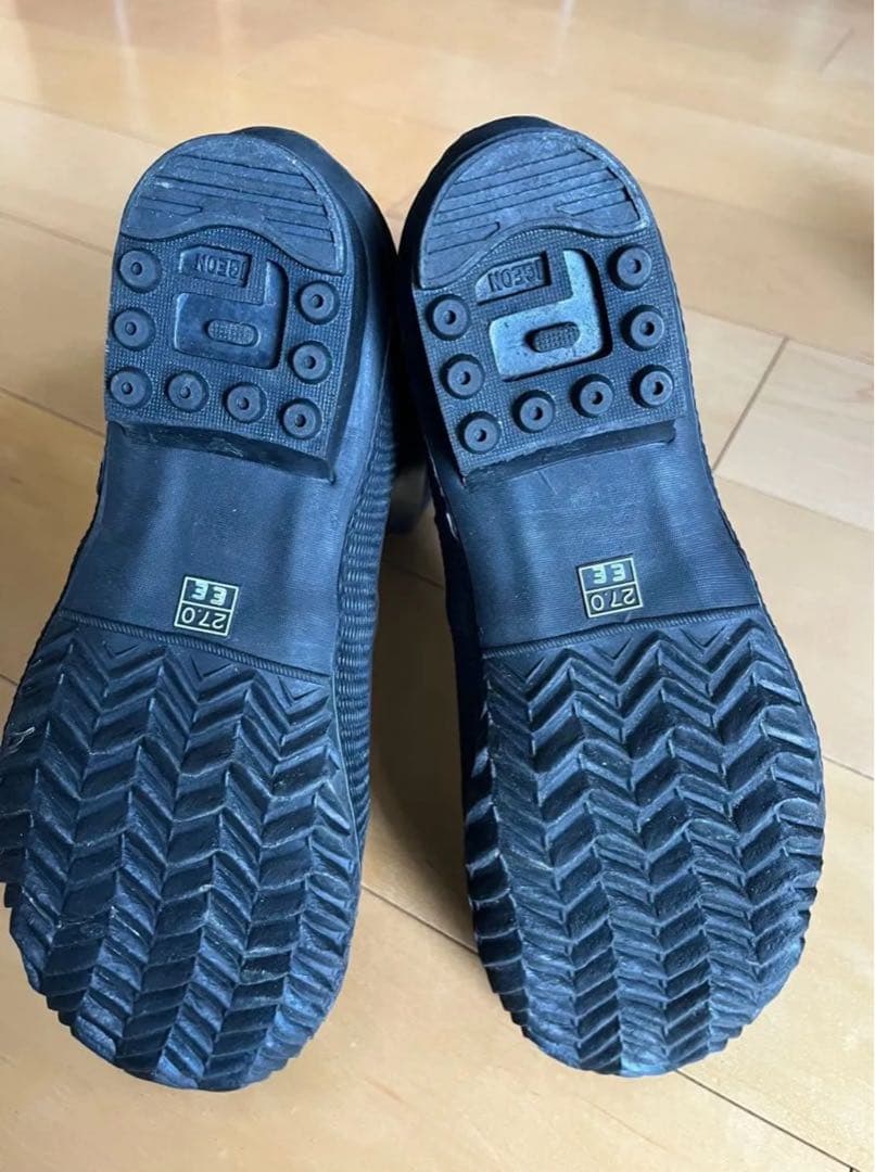 シバタ工業　安全作業長靴裏ナシ　27