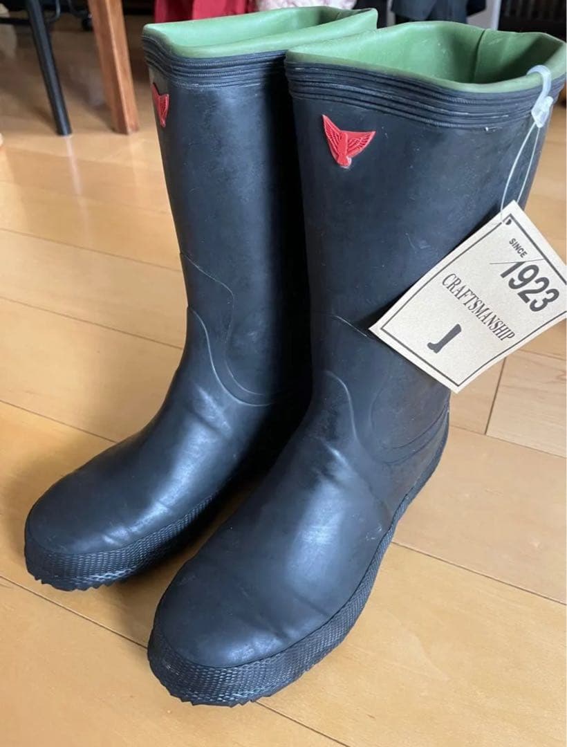 シバタ工業　安全作業長靴裏ナシ　27