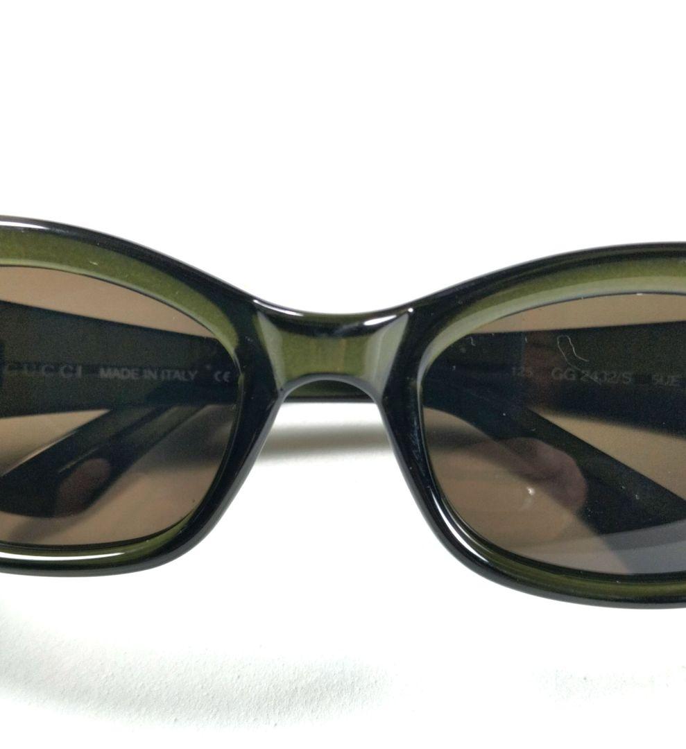 GUCCI グッチ サングラス GG2432/S クリアグリーン y2k