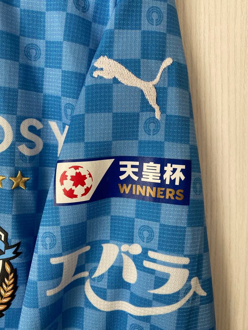 2024 川崎フロンターレ 1st ユニフォーム　２ＸＬ　天皇杯マーク加工