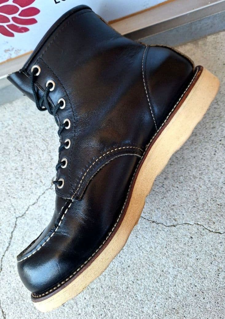 98年製 レッドウィング 8130 ブラッククローム 9D