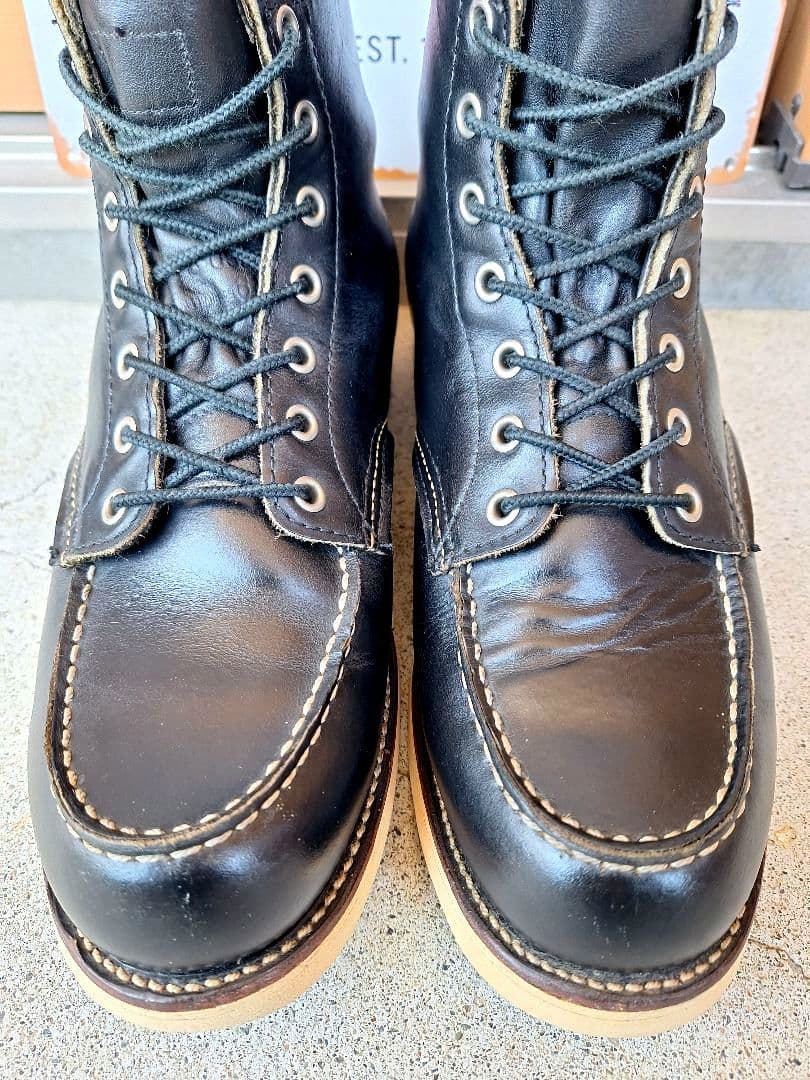 98年製 レッドウィング 8130 ブラッククローム 9D