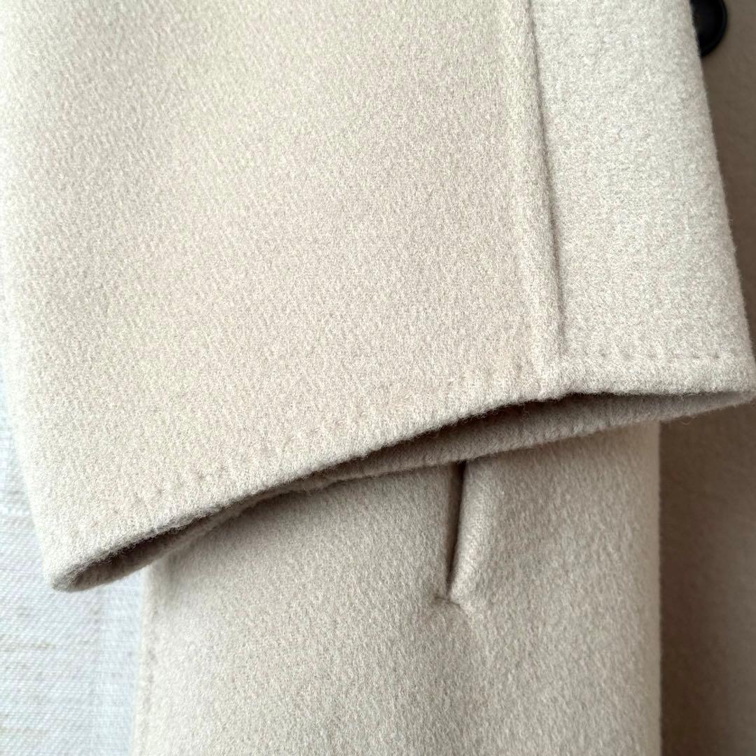 ebure エブール　スーパー120'sダブルビーバーショートコート