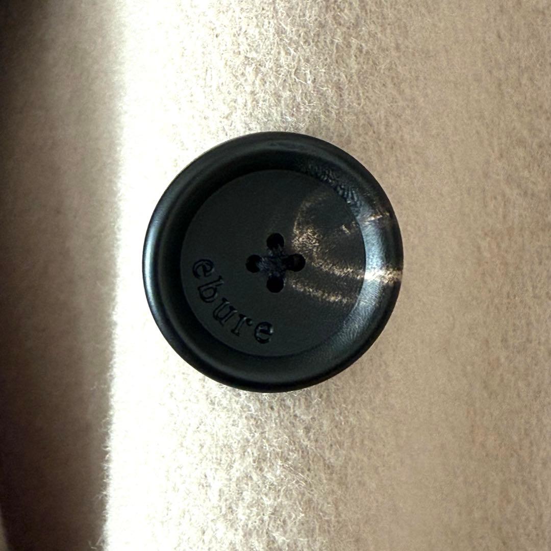 ebure エブール　スーパー120'sダブルビーバーショートコート