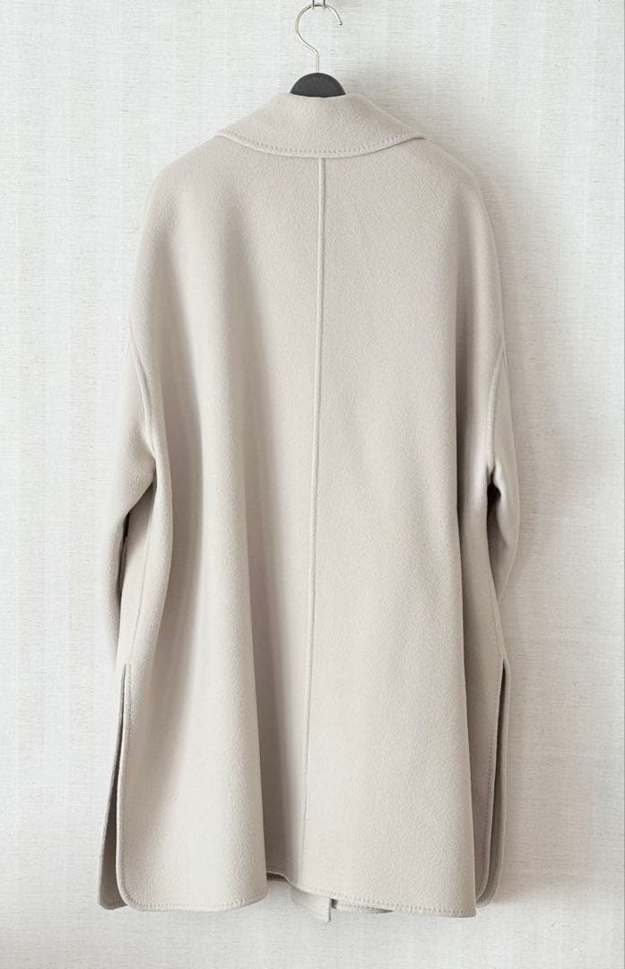 ebure エブール　スーパー120'sダブルビーバーショートコート