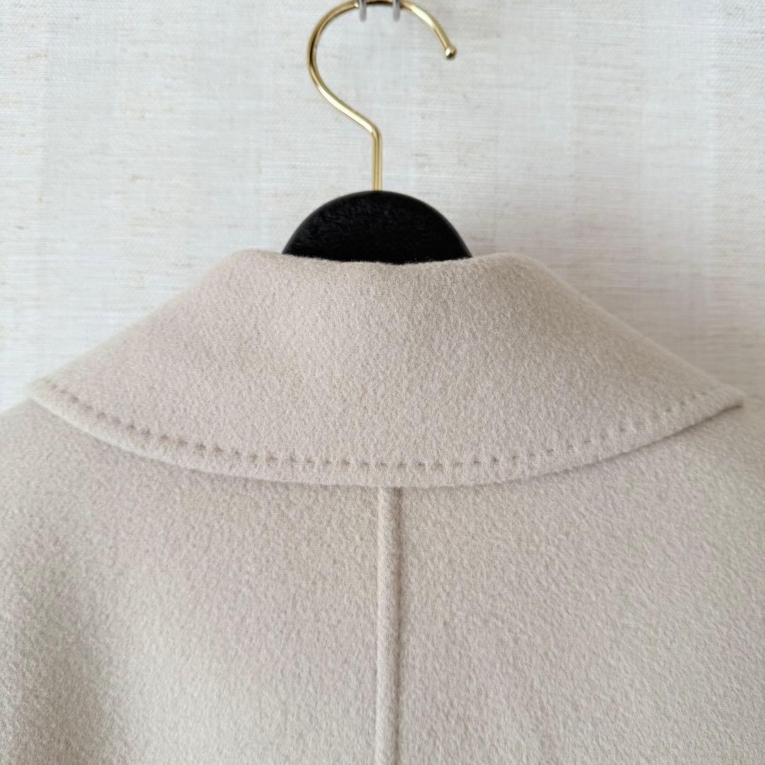 ebure エブール　スーパー120'sダブルビーバーショートコート