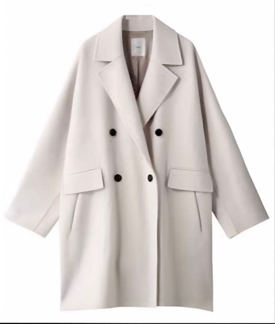 ebure エブール　スーパー120'sダブルビーバーショートコート