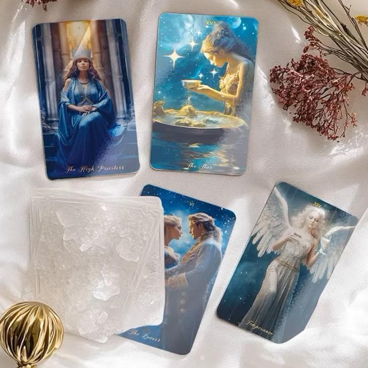 入荷１点のみ✨入手困難な海外美麗デッキ✨星降る領域のタロットカード