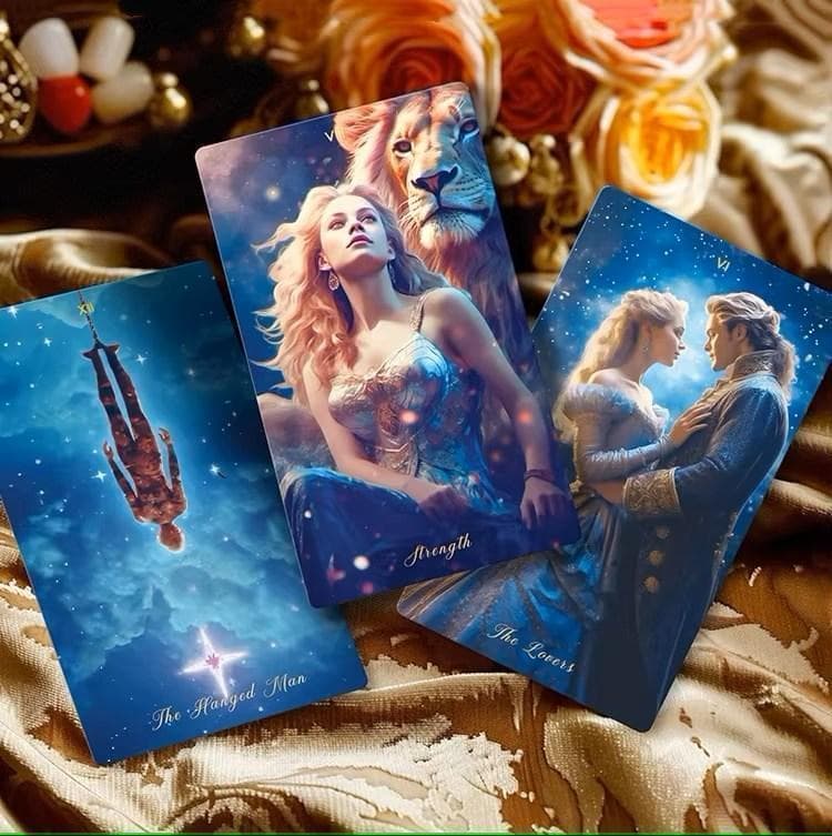 入荷１点のみ✨入手困難な海外美麗デッキ✨星降る領域のタロットカード