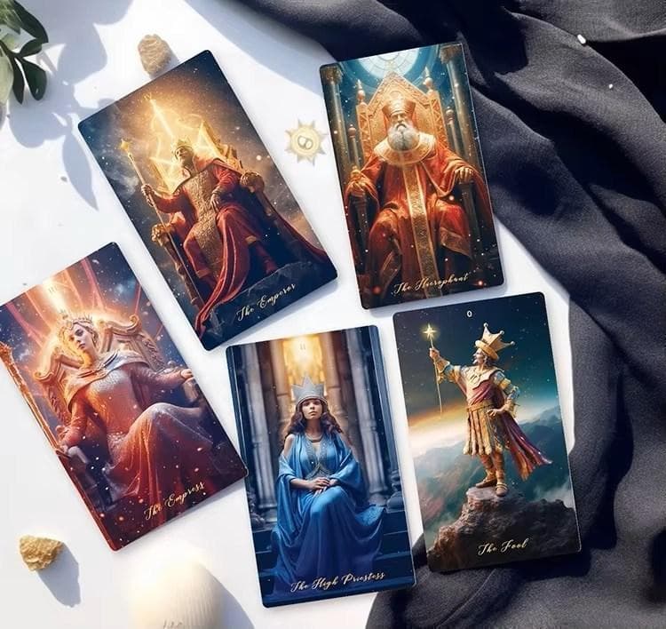 入荷１点のみ✨入手困難な海外美麗デッキ✨星降る領域のタロットカード