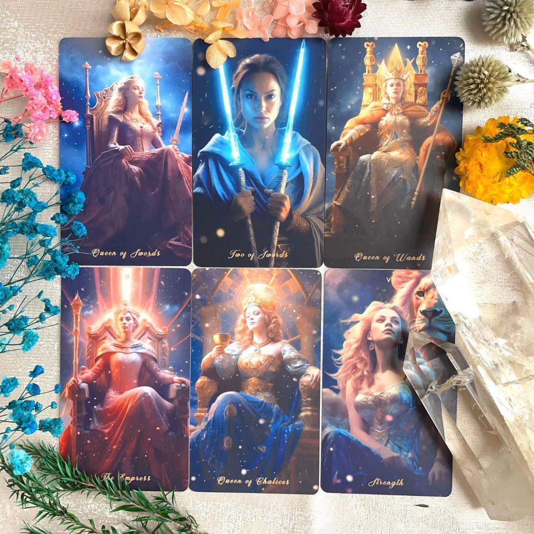 入荷１点のみ✨入手困難な海外美麗デッキ✨星降る領域のタロットカード