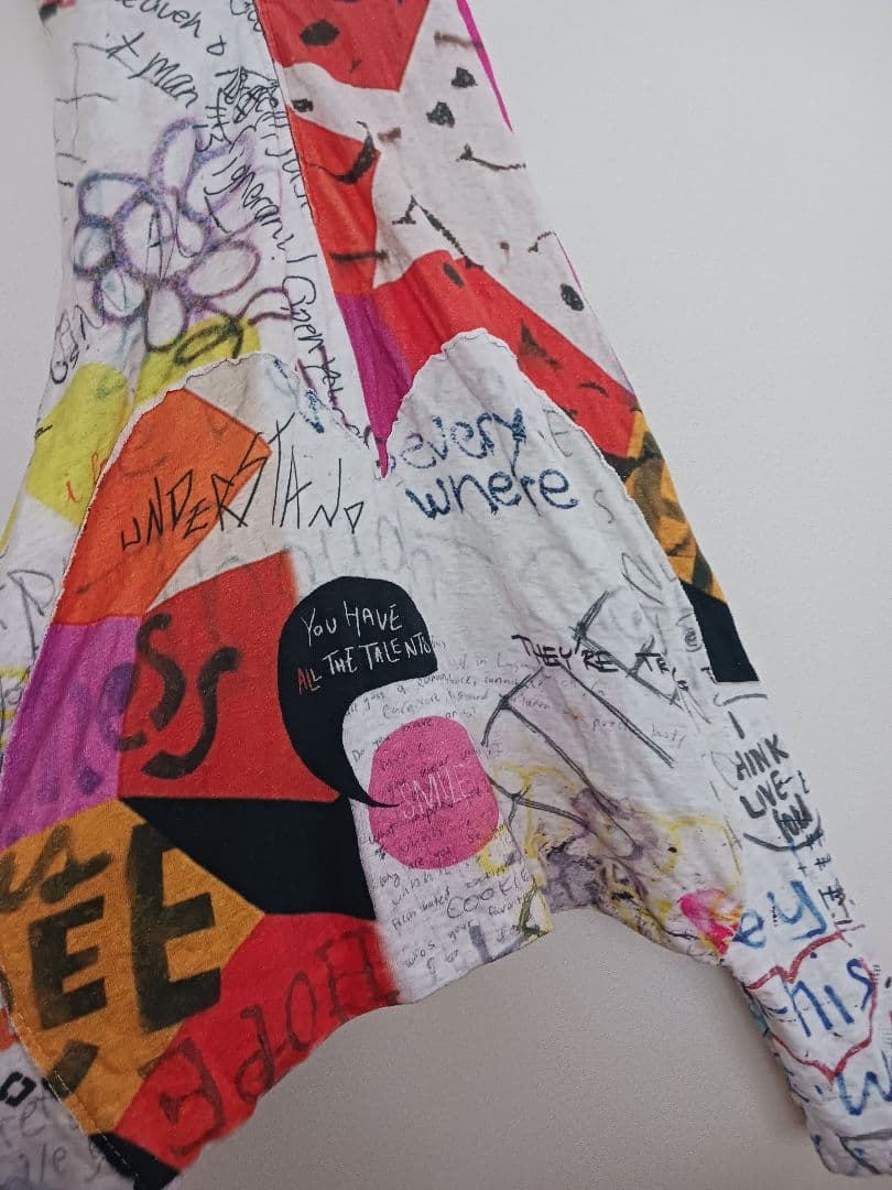 nozomi ishiguro カラフルグラフィティオールインワン スウェット