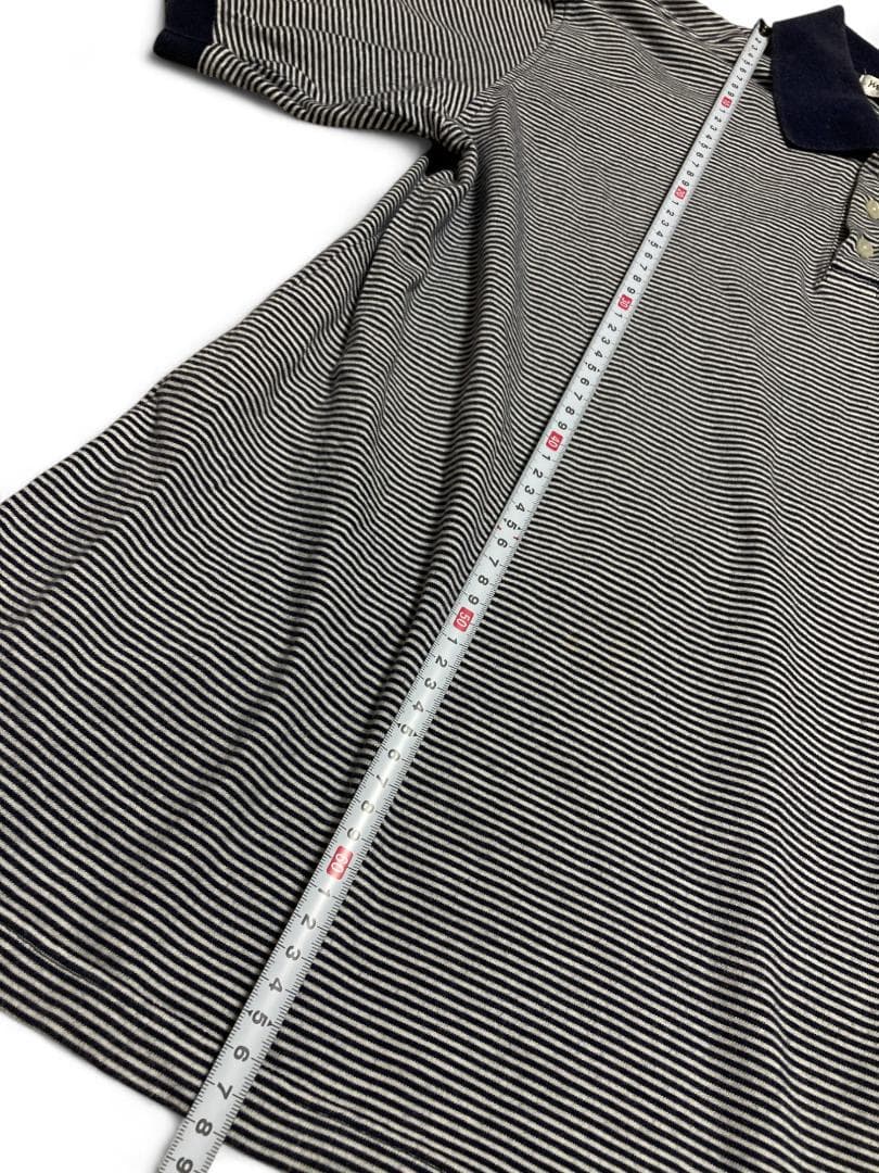 Yves Saint Laurentボーダーポロシャツ