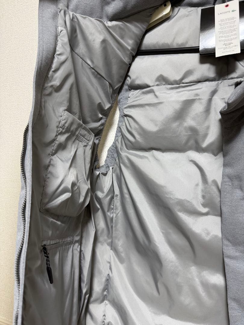 Lacoste グレー ダウンベスト