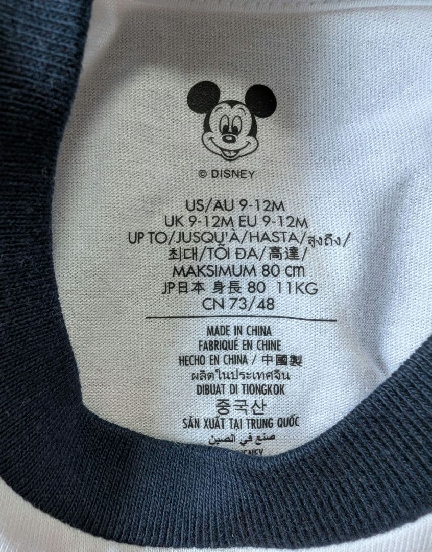 ディズニー Disney US公式商品 ミッキー Tシャツ サイズ 80